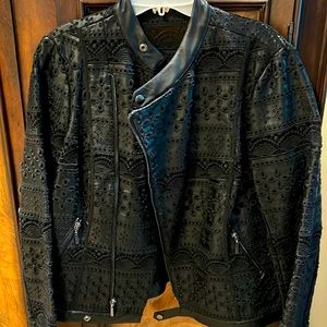 Really different faux leather bomber jacket